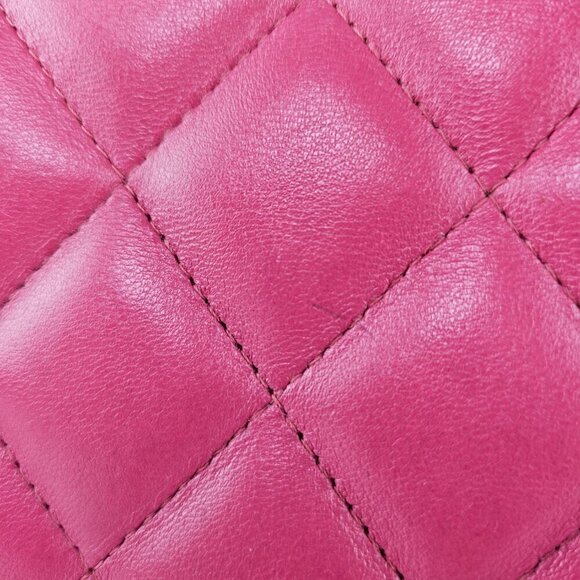 Chanel Lambskin Quilted Clutch with Chain Flap Pink - Picture 4 of 11